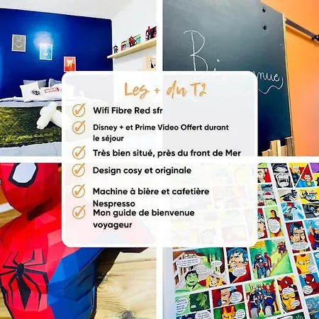 דירה Appartement A Saint Valery En Caux - 150M Plage - Parking Prive סן-ולרי-אן-קו